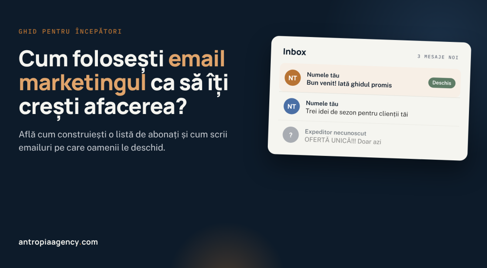 Cum folosești email marketingul ca să îți crești afacerea