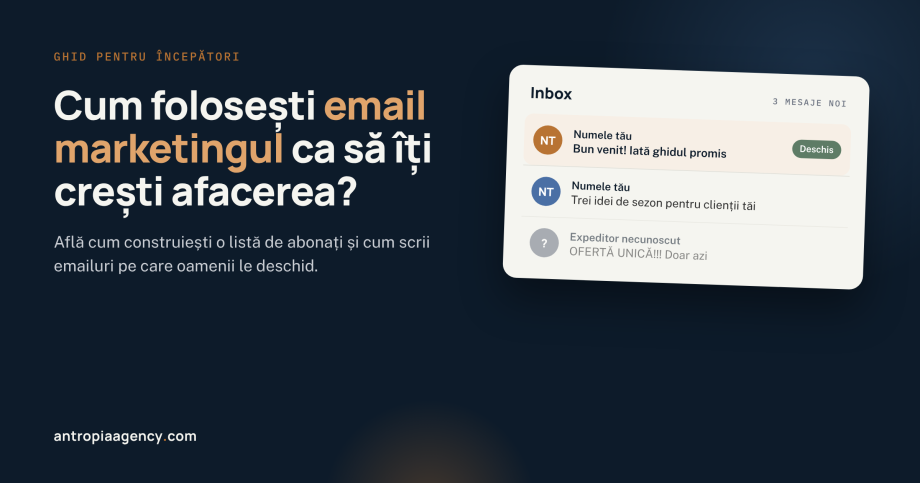 Cum folosești email marketingul ca să îți crești afacerea